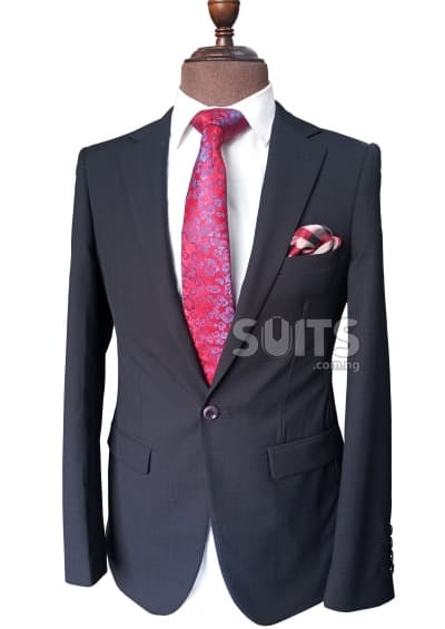 NavyBlue hidden draft Suit by Pabbucci