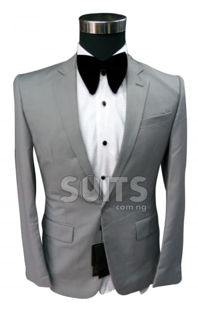 Plain Creamy Grey Suit