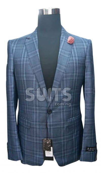 Grey bold draft Blazer