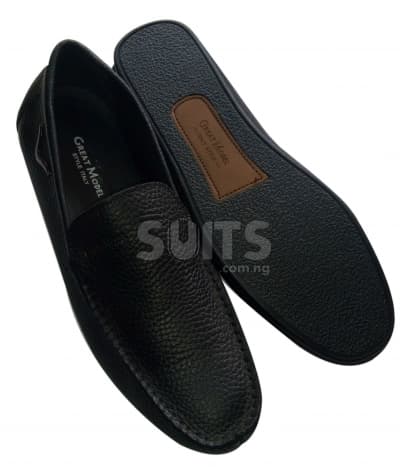 Black Leather Loafer