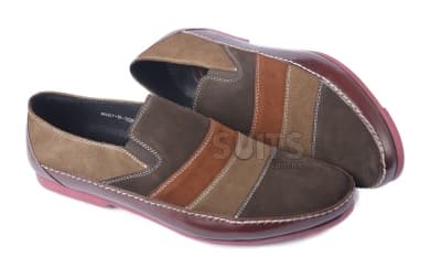 Multi-coloured Suede Loafer
