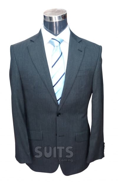 Charcoal Grey hidden lines suit by Emilio Pignatelli