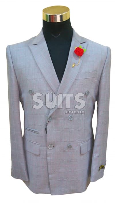 Reid Grey hidden draft D. breasted Suit