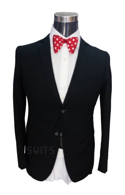 Plain Black Blazers By Pabbucci