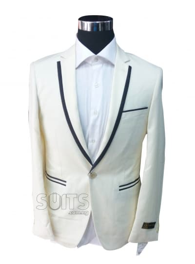 Plain White Blazer