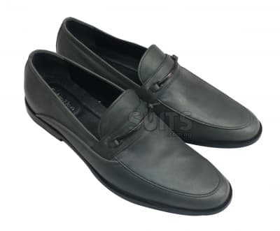 Grey Full-strap Loafer