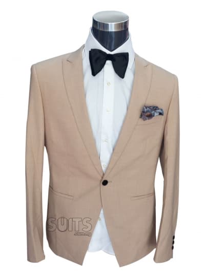 Plain Grey Blazer By Pabbucci