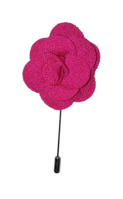 Pink Lapel Flower