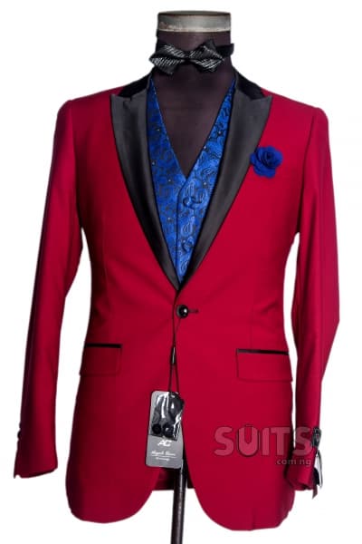 Plain Red Tuxedo