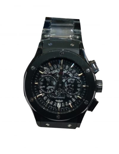 Hublot Big Bang Skeleton Automatic Chronograph Watch All Black