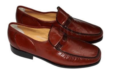 Gucci - Brown Leather Full-strap Loafer