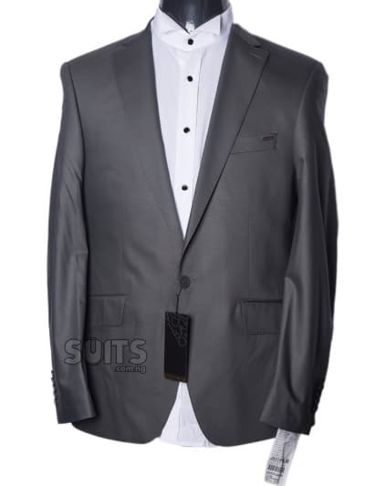 Plain Grey suit by Marco Corvari