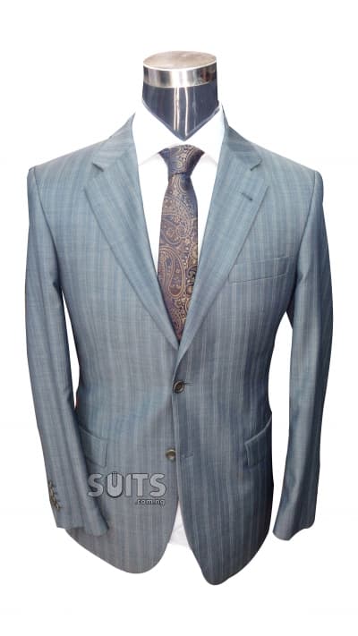 Grey stripes suit by Bionni Moretti
