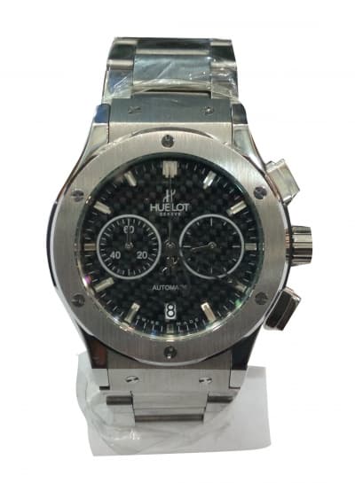 Hublot All Silver Big Bang Automatic Chronograph Watch