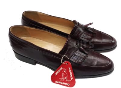 Chocolate Brown Leather Tassel Loafer