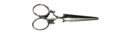 Silver Scissors design Tie-tack