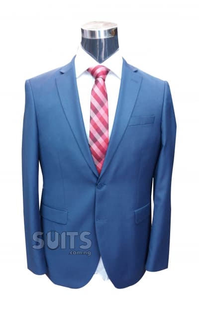 Plain Turquoise Blue Suit by Emilio Pignatelli