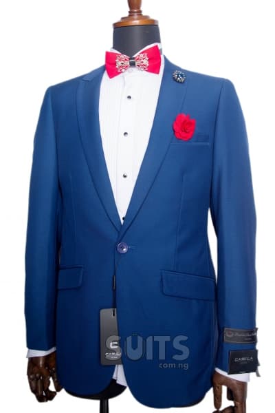 Plain Royal Blue Suit